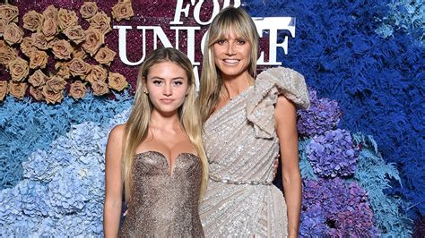 leni klum nud|Heidi Klum's daughter Leni, 18, poses topless in risqué photo.